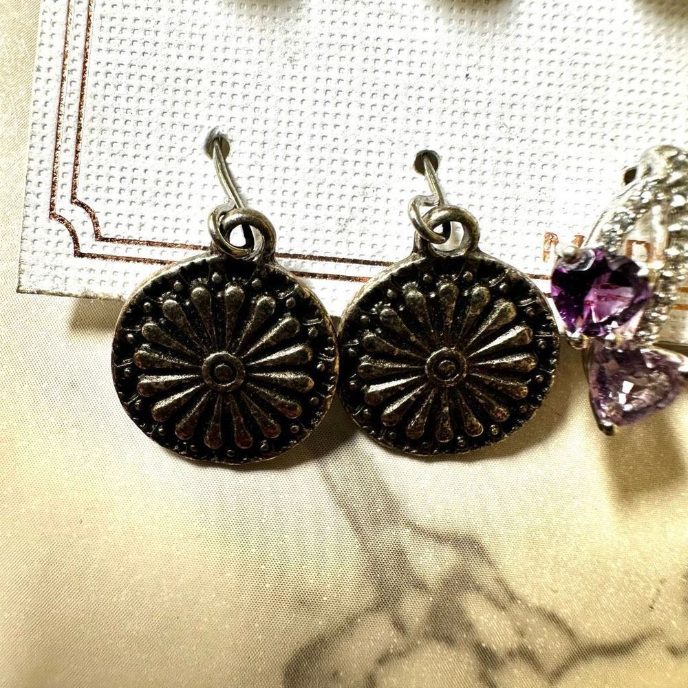 6 post earrings - Picture 7 of 9